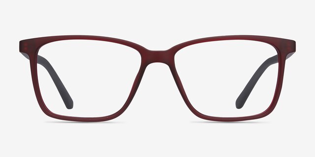 Alaska Red PlasticEyeglass Frames from EyeBuyDirect, Front View