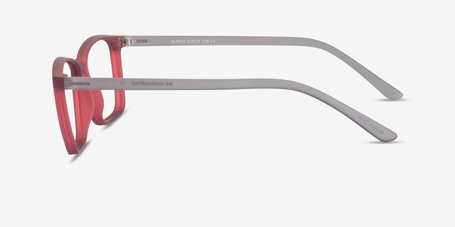 Alaska Red PlasticEyeglass Frames from EyeBuyDirect, Side View