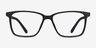 Alaska Black PlasticEyeglass Frames from EyeBuyDirect, Front View