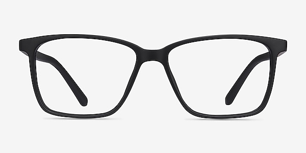 Alaska Black Plastic Eyeglass Frames