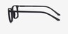 Alaska Black PlasticEyeglass Frames from EyeBuyDirect, Side View
