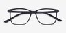 Alaska Black PlasticEyeglass Frames from EyeBuyDirect, Closed View