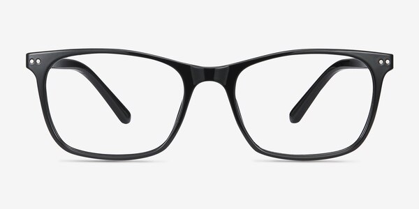 Arctic Black Plastic Eyeglass Frames