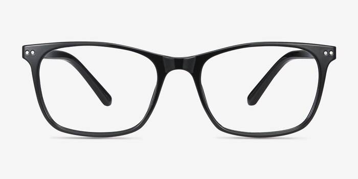 Arctic Black Plastic Eyeglass Frames from EyeBuyDirect