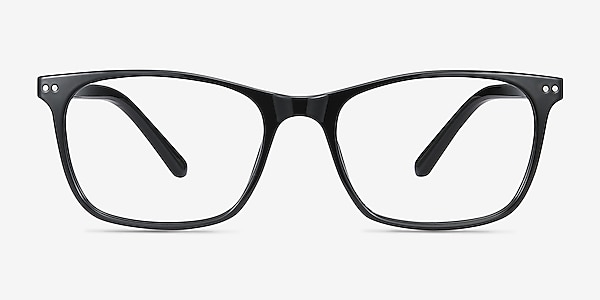 Arctic Black Plastic Eyeglass Frames