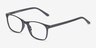 Arctic Black PlasticEyeglass Frames from EyeBuyDirect, Angle View