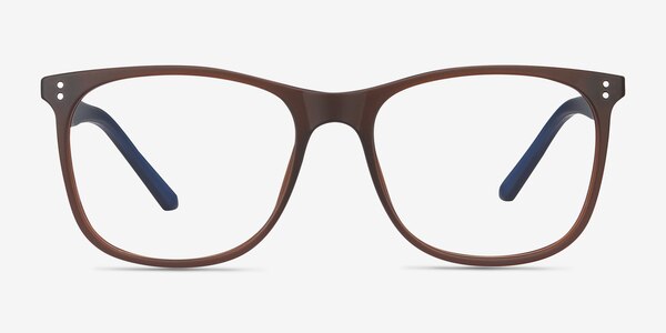 Mystery Rectangle Brown Full Rim Eyeglasses | Eyebuydirect