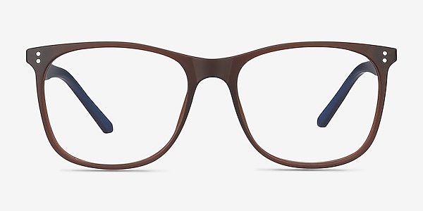 Mystery Brown Plastic Eyeglass Frames