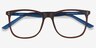 Mystery Brown PlasticEyeglass Frames from EyeBuyDirect, Closed View