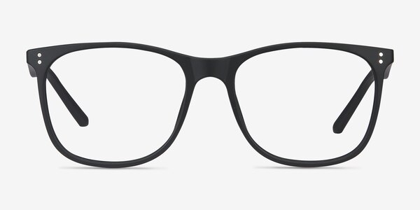 Mystery Black Plastic Eyeglass Frames