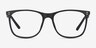 Mystery Black PlasticEyeglass Frames from EyeBuyDirect, Front View