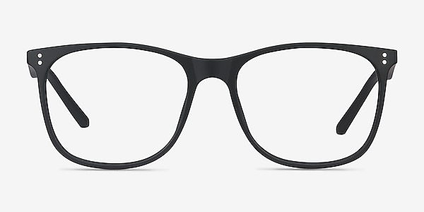 Mystery Black Plastic Eyeglass Frames