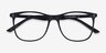 Mystery Black PlasticEyeglass Frames from EyeBuyDirect, Closed View