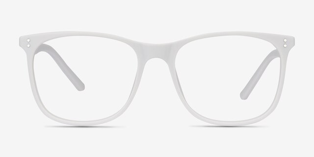 Mystery Gray PlasticEyeglass Frames from EyeBuyDirect, Front View