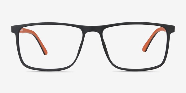 Holmes Black Plastic Eyeglass Frames