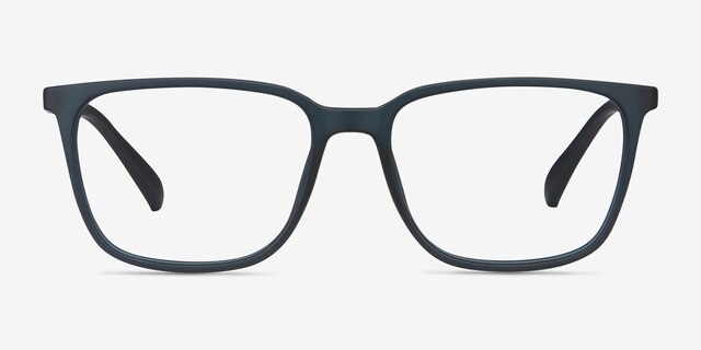 Stride Navy PlasticEyeglass Frames from EyeBuyDirect, Front View