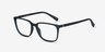 Stride Navy PlasticEyeglass Frames from EyeBuyDirect, Angle View