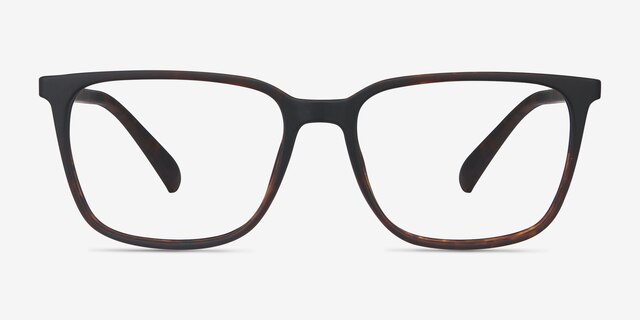 Stride Tortoise PlasticEyeglass Frames from EyeBuyDirect, Front View