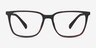 Stride Tortoise PlasticEyeglass Frames from EyeBuyDirect, Front View