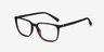 Stride Tortoise PlasticEyeglass Frames from EyeBuyDirect, Angle View