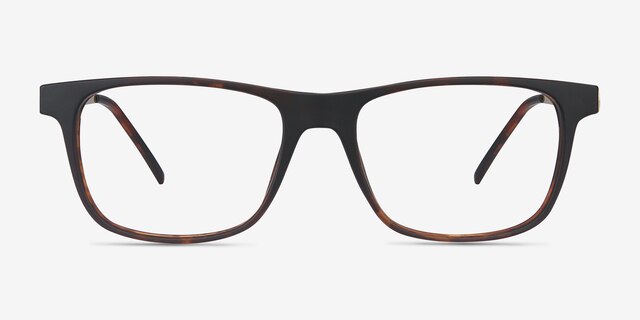 Karat Tortoise Plastic-metalEyeglass Frames from EyeBuyDirect, Front View