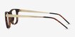 Karat Tortoise Plastic, MetalEyeglass Frames from EyeBuyDirect, Side View