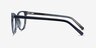 Sphinx Blue Striped AcetateEyeglass Frames from EyeBuyDirect, Side View