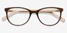 Sphinx Striped AcetateEyeglass Frames from EyeBuyDirect, Closed View