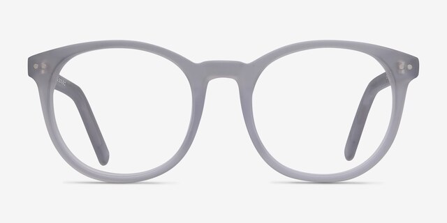 Primrose Matte Clear AcétateMontures de lunettes de vue d'EyeBuyDirect, Vue de Face