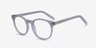 Primrose Matte Clear AcétateMontures de lunettes de vue d'EyeBuyDirect, Vue d'Angle