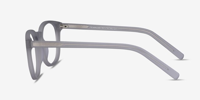 Primrose Matte Clear AcétateMontures de lunettes de vue d'EyeBuyDirect, Vue de Côté