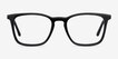 Phoenix Black AcetateEyeglass Frames from EyeBuyDirect, Front View