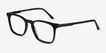 Phoenix Black AcetateEyeglass Frames from EyeBuyDirect, Angle View
