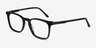Phoenix Noir AcétateMontures de lunettes de vue d'EyeBuyDirect, Vue d'Angle
