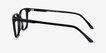 Phoenix Black AcetateEyeglass Frames from EyeBuyDirect, Side View