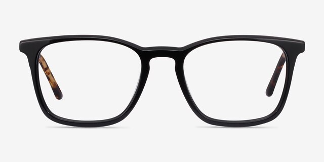 Phoenix Black Tortoise AcetateEyeglass Frames from EyeBuyDirect, Front View