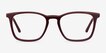 Phoenix Burgundy AcetateEyeglass Frames from EyeBuyDirect, Front View