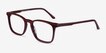 Phoenix Burgundy AcetateEyeglass Frames from EyeBuyDirect, Angle View