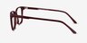 Phoenix Burgundy AcetateEyeglass Frames from EyeBuyDirect, Side View