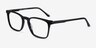 Phoenix Black AcetateEyeglass Frames from EyeBuyDirect, Angle View