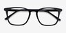Phoenix Black AcetateEyeglass Frames from EyeBuyDirect, Closed View
