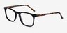 Phoenix Black Tortoise AcetateEyeglass Frames from EyeBuyDirect, Angle View