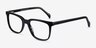 Girona Black AcetateEyeglass Frames from EyeBuyDirect, Angle View