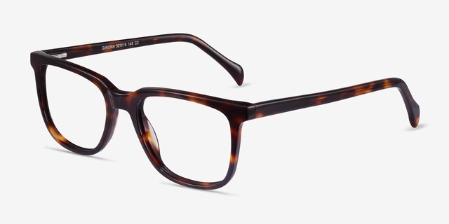 Girona Écailles AcétateMontures de lunettes de vue d'EyeBuyDirect, Vue d'Angle