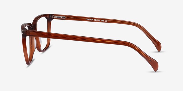 Girona Brown AcetateEyeglass Frames from EyeBuyDirect, Side View