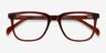 Girona Brown AcetateEyeglass Frames from EyeBuyDirect, Closed View