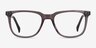 Girona Gray AcetateEyeglass Frames from EyeBuyDirect, Front View