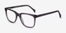 Girona Gray AcetateEyeglass Frames from EyeBuyDirect, Angle View
