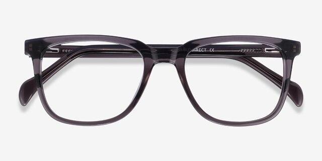 Girona Gray AcetateEyeglass Frames from EyeBuyDirect, Closed View