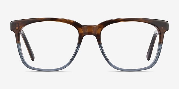 Jamie Brown Striped Acetate Eyeglass Frames